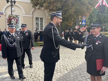 Wóz OSP Wieluń już oficjalnie nosi imię Mietek, został poświęcony i przekazany jednostce